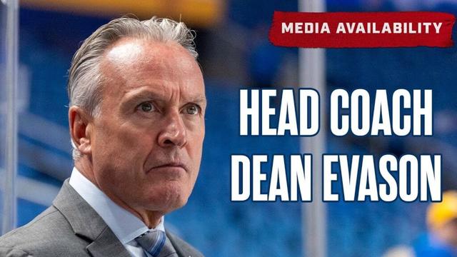 Blue Jackets Head Coach Dean Evason Speaks Ahead of the Regular Season Finale | Media Availability