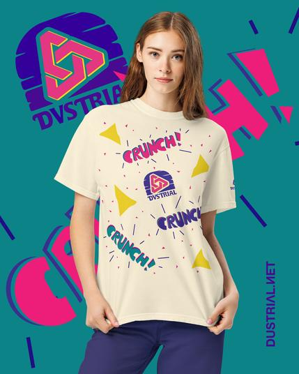 crunch faded tee