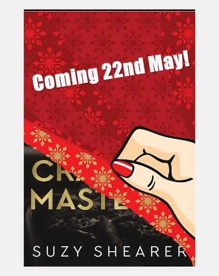Cover of a book that is almost completely hidden by a red and gold curtain. A hand is drawing the curtain back revealing only a few letters on the book cover.
There is a note stating - Coming 22nd May!
