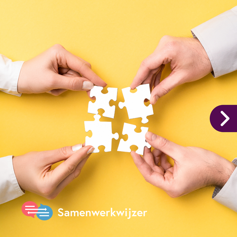 Puzzelstukjes zodat we samen tot het beste resultaat komen.