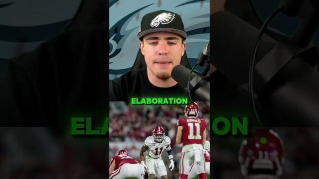 Do you like this pick for the #Eagles? 👀#philadelphiaeagles #flyeaglesfly #eaglesfootball #nfldraft