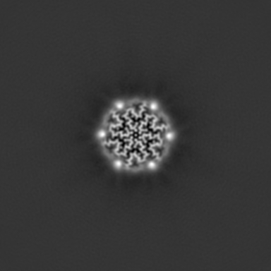 Amyloid polymorph 1 of an antimicrobial peptide