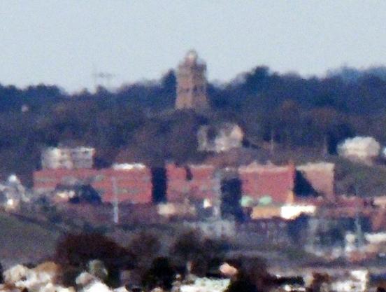 High Rock Tower, 30 Circuit Ave, Lynn MA photographed from Buck Hill.