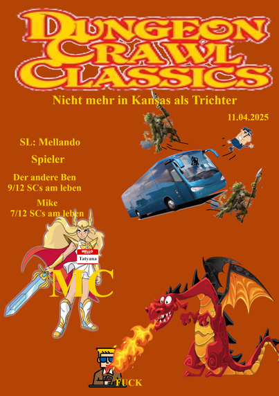 Der Versuch meine DCC Session vom 11.4.25 als Kollage zusammenzufassen.