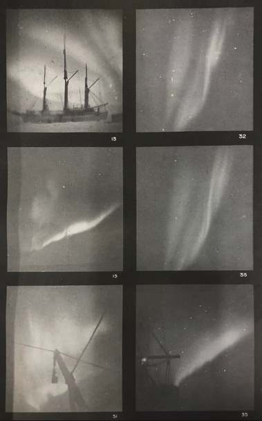 Six more photos, one showing all three masts of the ice-locked ship.