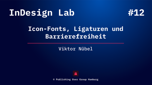 Werbegrafik für InDesign Lab Nr. 12 mit Viktor Nübel