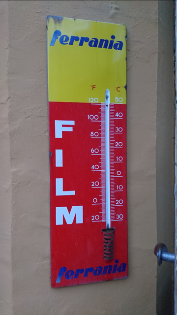 A thermostate with ferraniacolor advertisement