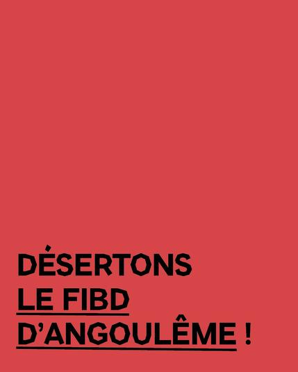 Désertons le FIBD d'Angoulême