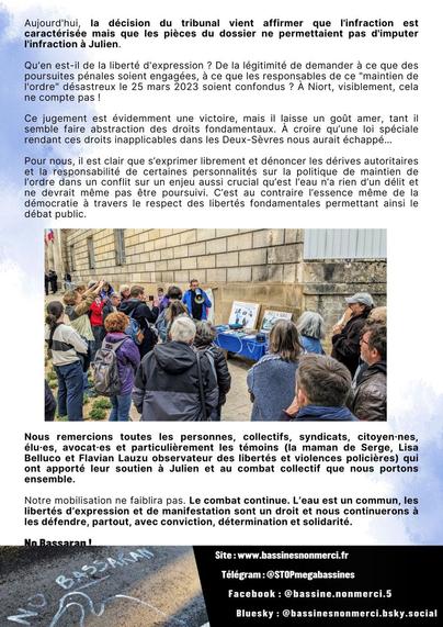 Communiqué de presse en deux images... Voir aussi le PDF.