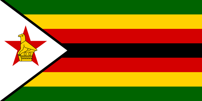 Flag of Zimbabwe. Credit: Government of Zimbabwe.