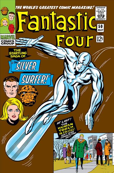 🦸‍♂️ Fantastic Four 1961 #50 Cover Art (Marvel - 1966)