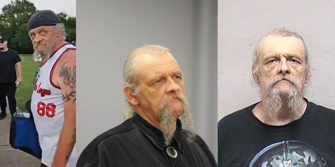 Three photos of neo-Nazi Jeffrey Allen Kidder