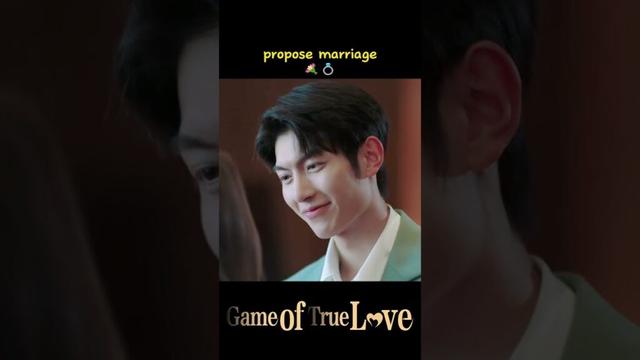 The boss proposes to Cinderella💞 #挚爱游戏 #GameofTrueLove #youku #何瑞贤 #heruixian #樊治欣
