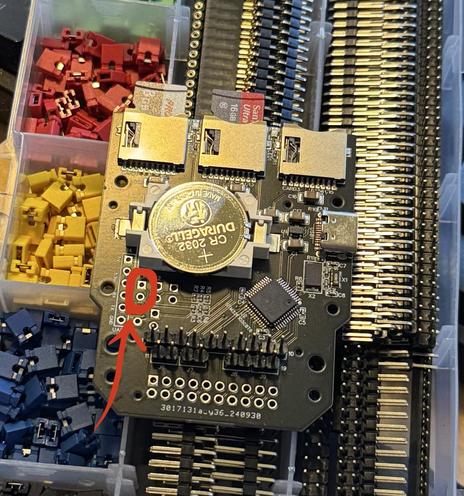 Photo of ACSI2STM board for the Atari ST
