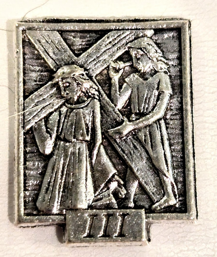 The Third station: Jesus falls for the first time.