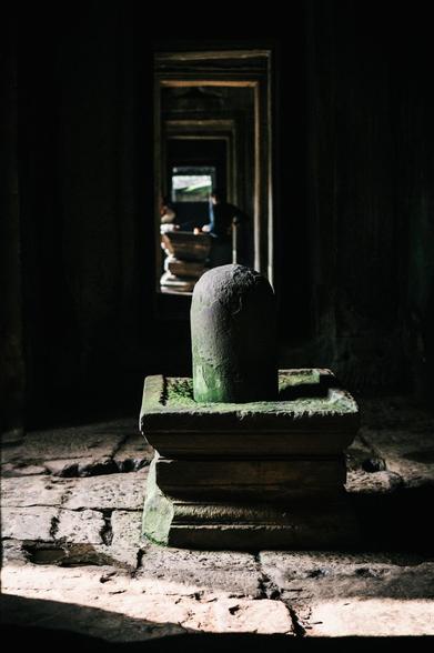 Detail from Bayon Temple, Siem Reap Cambodia.