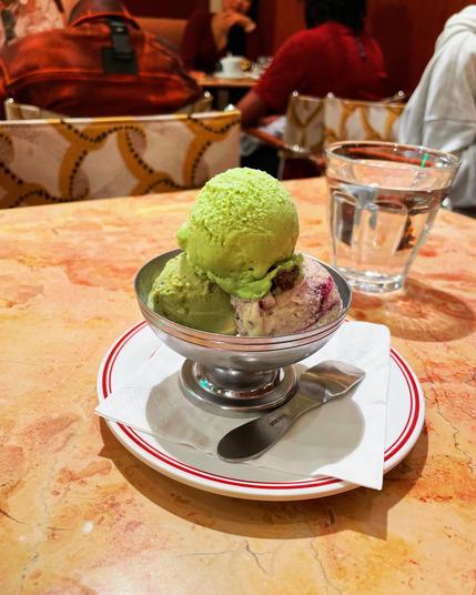 iPhone 12 Pro photo by Jenny Lam of vegan gelato inside Snack Baby, Hong Kong