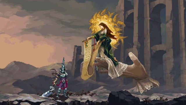 Escena del videojuego Blasphemous 2