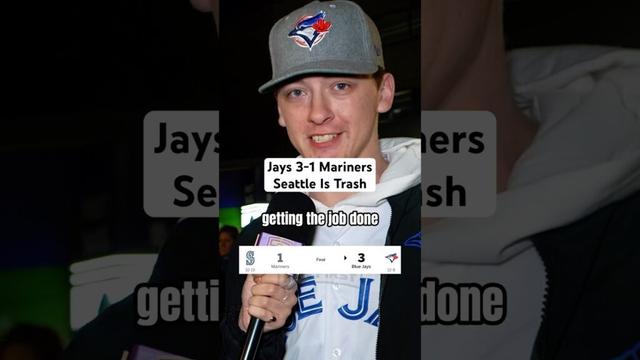 Some leftover hate from 2022 for the Mariners in Toronto... #bluejays #jays #Toronto #mariners