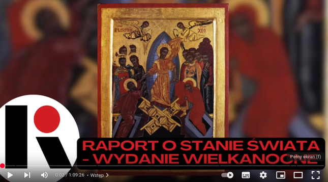 Obrazek tytułowy audycji "Raport o stanie świata" - 19.04.2025 - wydanie wielkanocne