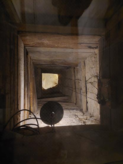 Una sección vertical del 'túnel francés'