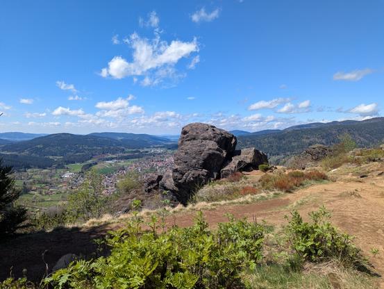 Ausblick ins Tal.