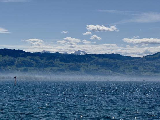 bodensee, hügel und berge