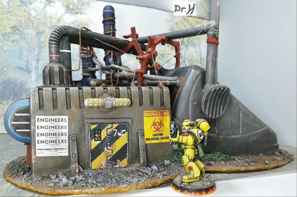 Front of the Refinery? with a Space Marine for scale.