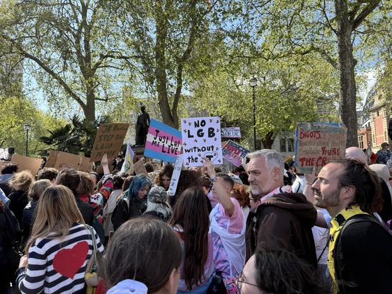 Trans rights demo - St James’s Park