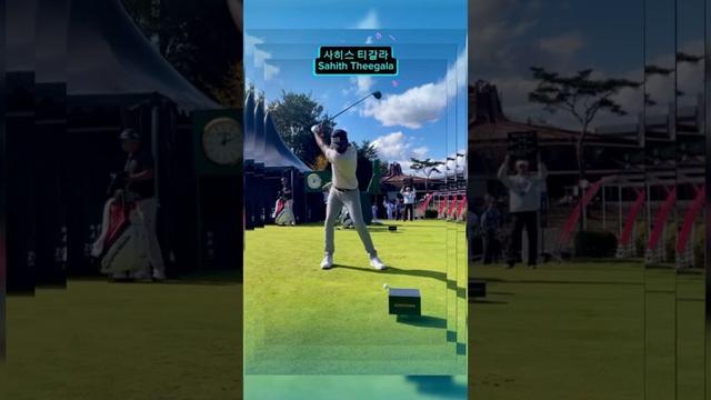 사히스 티갈라 #golf #golfswing #golfpractice #Sahith Theegala #pga #골프