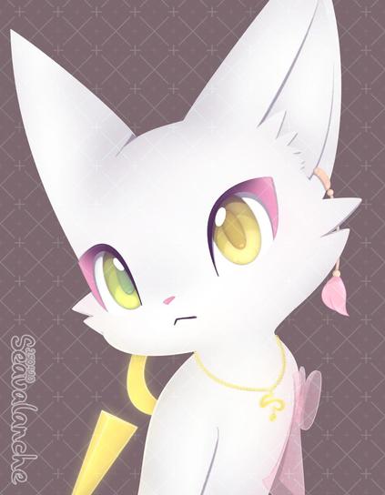 A digital drawing of Seavalanche's OC Myth Seavalanche.
