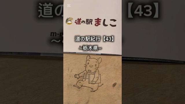 関東～道の駅紀行【43】（栃木県）道の駅ましこ #道の駅#スタンプラリー#栃木県#shorts