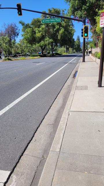 Bicycle lane one very busy fast street which is basically a bicycle symbol on the right shoulder