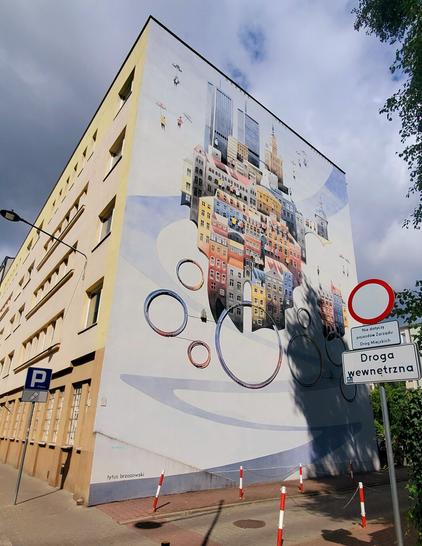 Artwork by Tytus Brzozowski & Ideamo in Warsaw, Poland