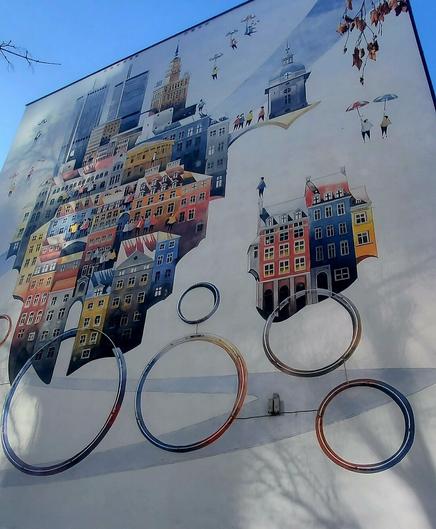 Artwork by Tytus Brzozowski & Ideamo in Warsaw, Poland