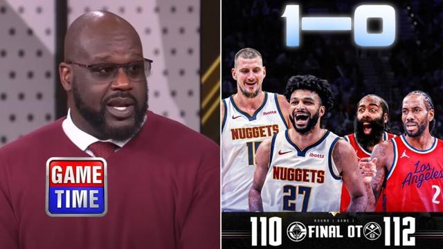 NBA Gametime reacts to Denver Nuggets beat Los Angeles Clippers 112-110 in OT; Nikola Jokic 27 Pts