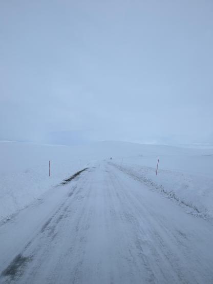 Snowy road
