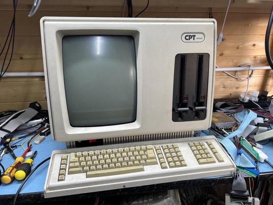 The CPT8520 in all its reassembled glory. It still works too :D