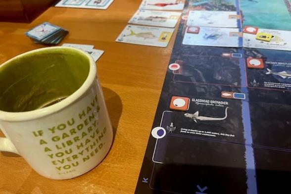 La taza y el juego