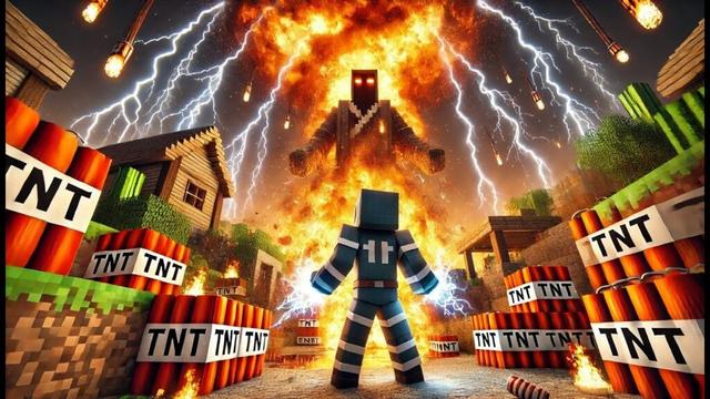 🔴MINECRAFT - 9999999 TNT  #shorts