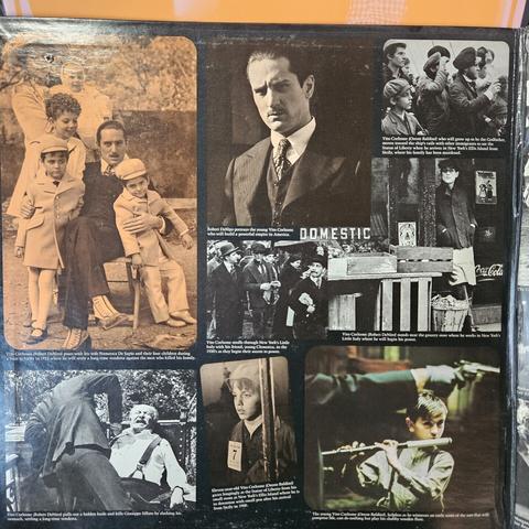 Inner sleeve shows stills from the movie