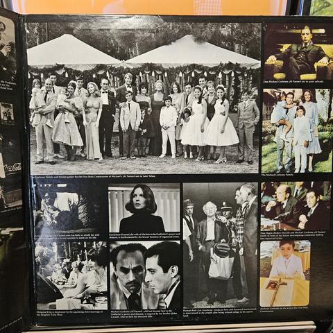 Inner sleeve shows pictures from the movie