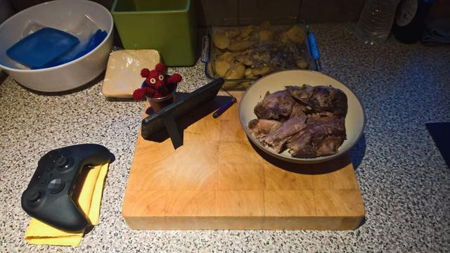 All #TheWashingUp is #Done and #WeLoveLeftovers... 

#CaptainRedBeanBearSaysSo...