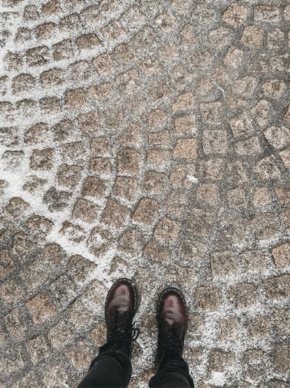 Snow at Dam Square