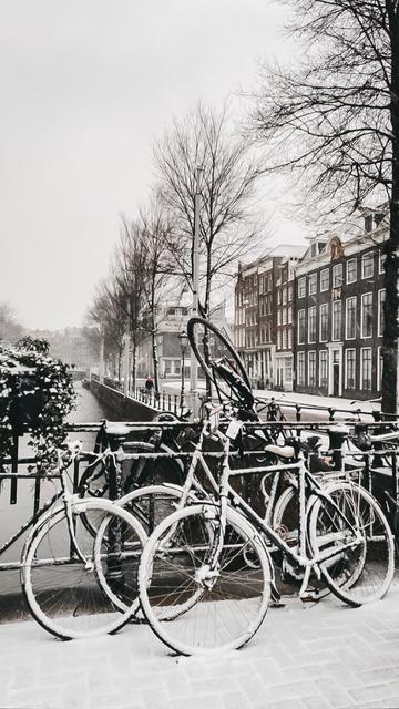 Snowy Amsterdam