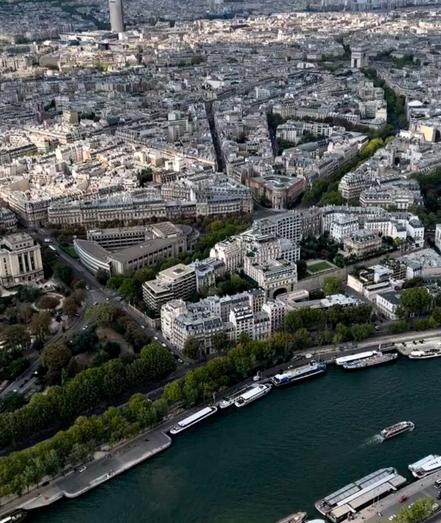 Paris view from above (Eiffel Tower)