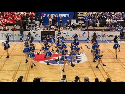HKT48 ハーフタイムショー ライジングゼファーフクオカvs熊本ヴォルターズレギュラーシーズン最終戦 2025年4月20日