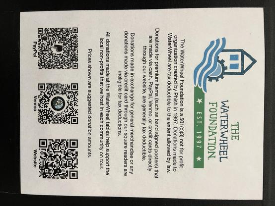 Screenshot of waterwheel mission statement