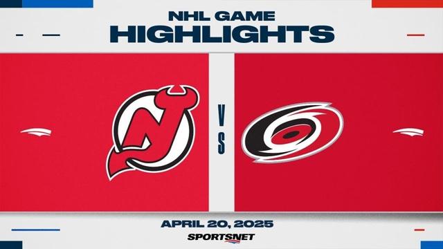 NHL Game 1 Highlights | Hurricanes vs. Devils - April 20, 2025
