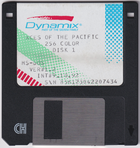 Aces of the Pacific for MS-DOS, Disk 1